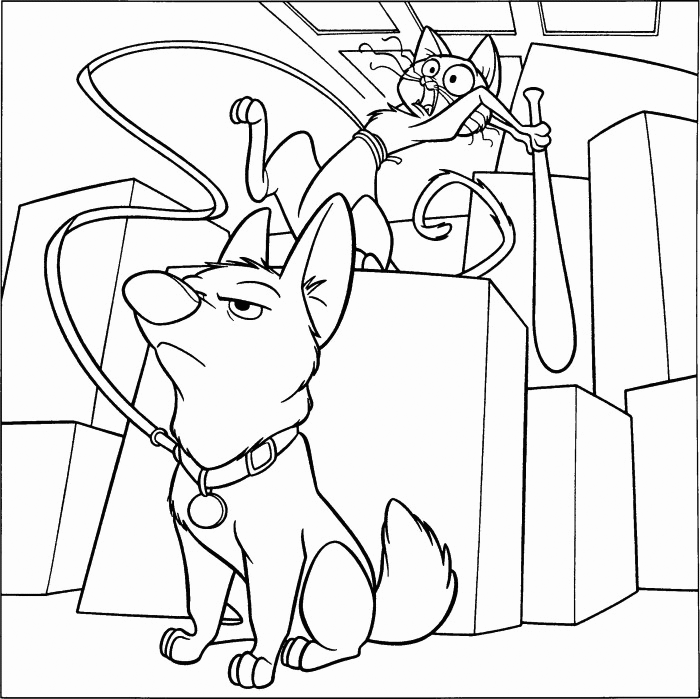 Bolt Coloring Pages Tv Film Bolt Movie Printable 2020 01236 
