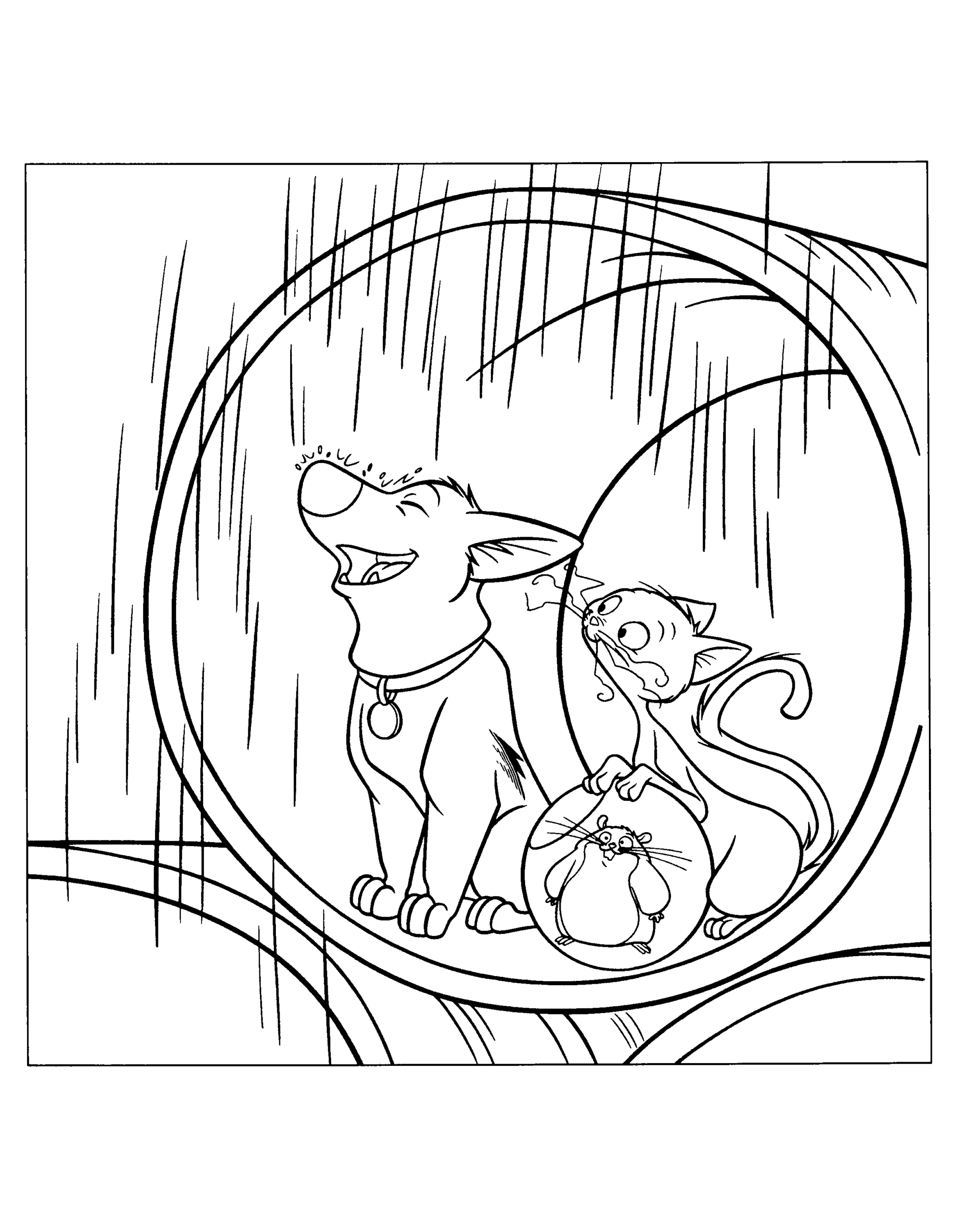 Bolt Coloring Pages TV Film bolt 2 Printable 2020 01220 Coloring4free
