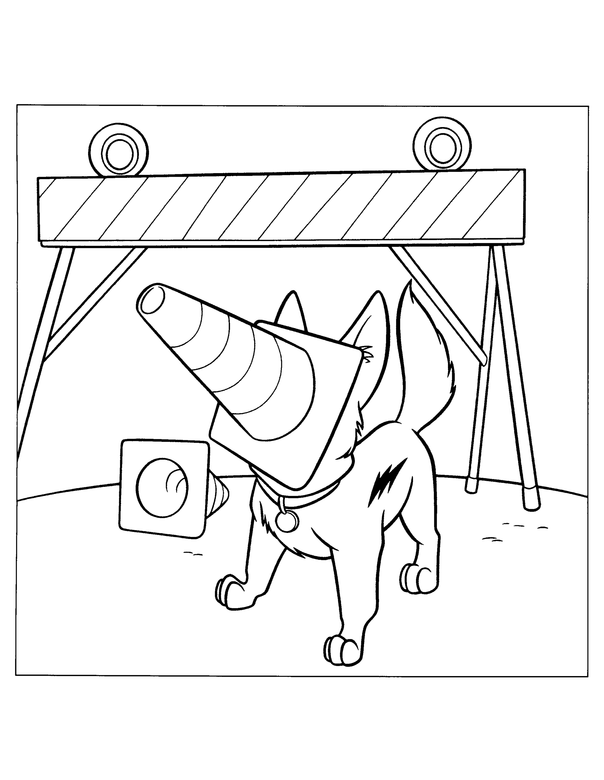 Bolt Coloring Pages TV Film bolt 6 Printable 2020 01224 Coloring4free