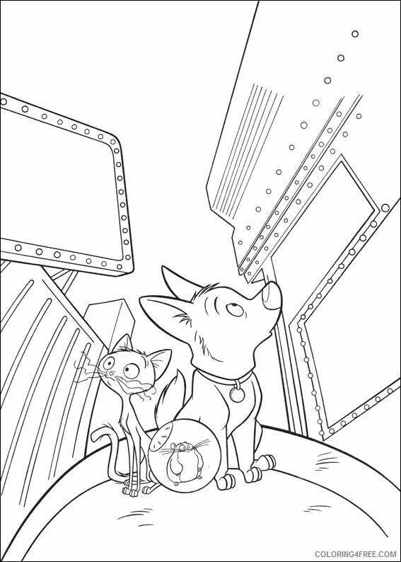 Bolt Coloring Pages TV Film bolt and friends 2 Printable 2020 01191 Coloring4free