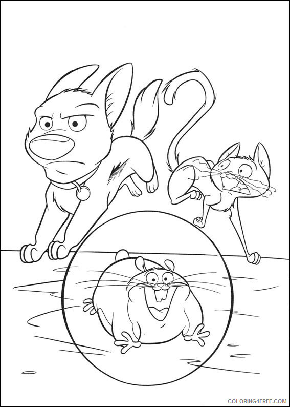Bolt Coloring Pages TV Film bolt mittens and rhino Printable 2020 01234 Coloring4free