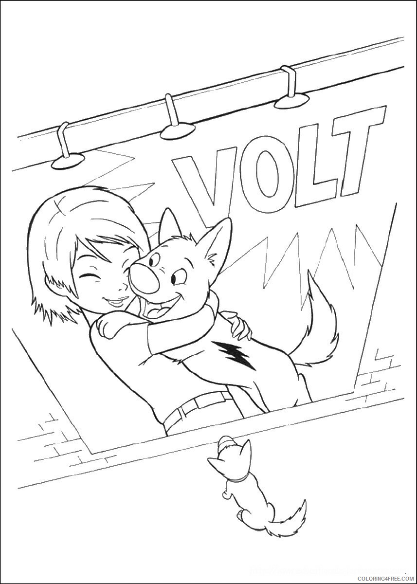 Bolt Coloring Pages TV Film bolt_cl_21 Printable 2020 01182 Coloring4free