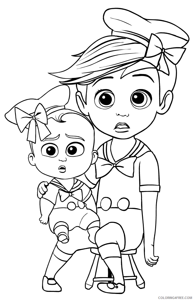Boss Baby Coloring Pages TV Film Boss Baby Free Printable 2020 01271 Coloring4free