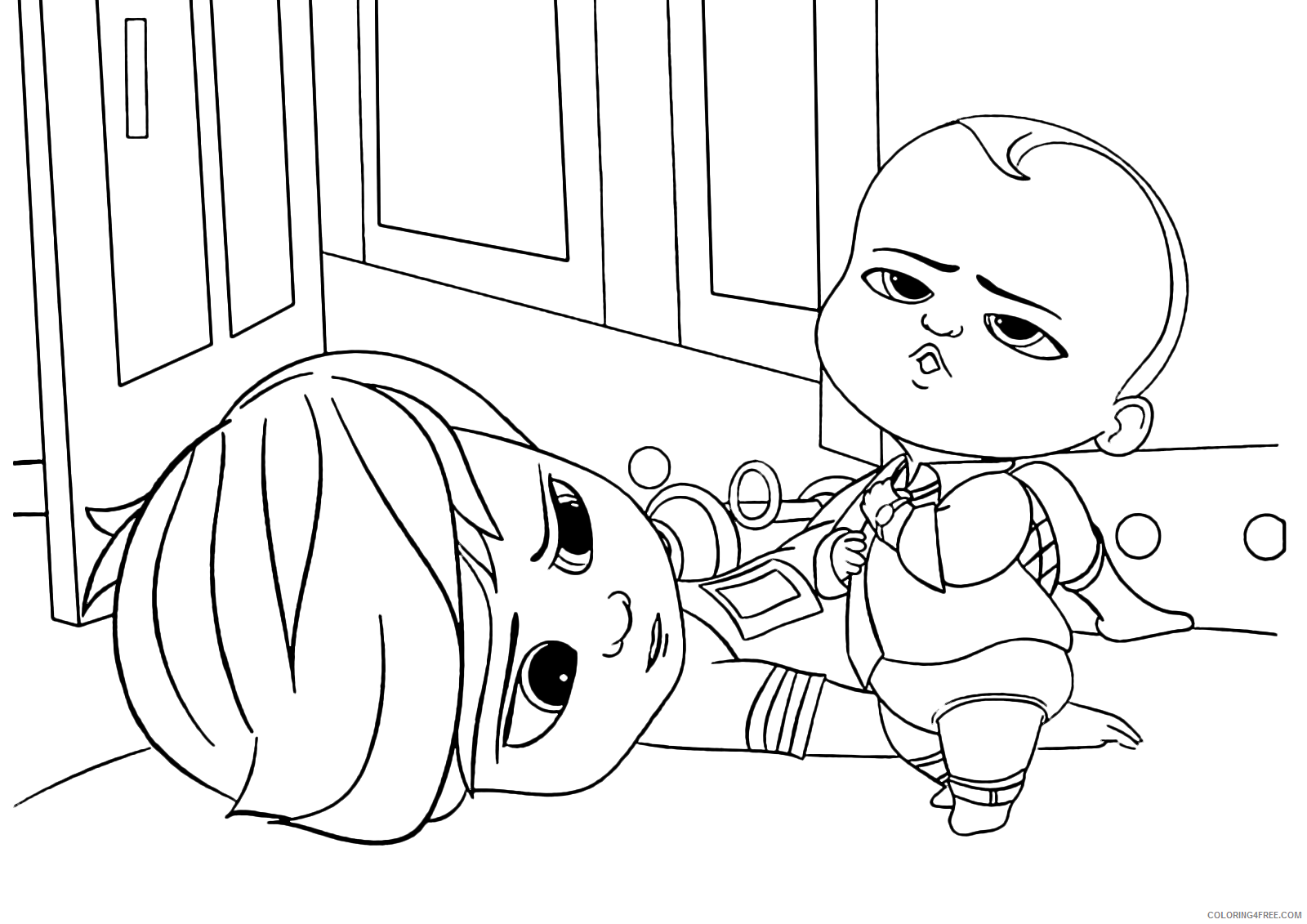 Boss Baby Coloring Pages TV Film Dreamworks Boss Baby Printable 2020 01274 Coloring4free