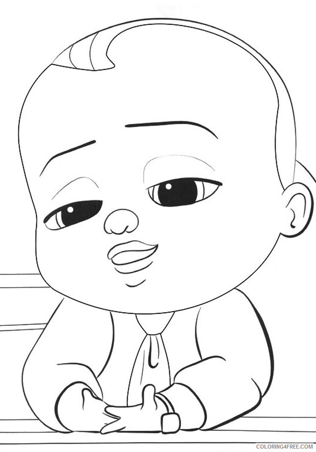 Boss Baby Coloring Pages TV Film Print The Boss Baby Printable 2020 01278 Coloring4free