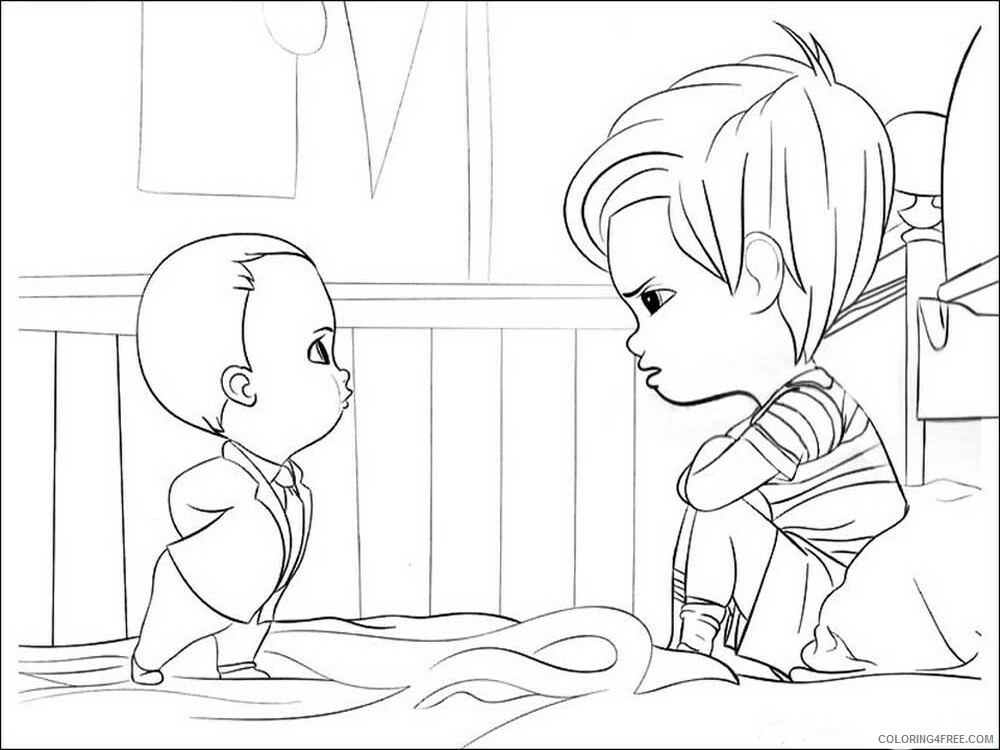 Boss Baby Coloring Pages TV Film The Boss Baby 13 Printable 2020 01294 Coloring4free