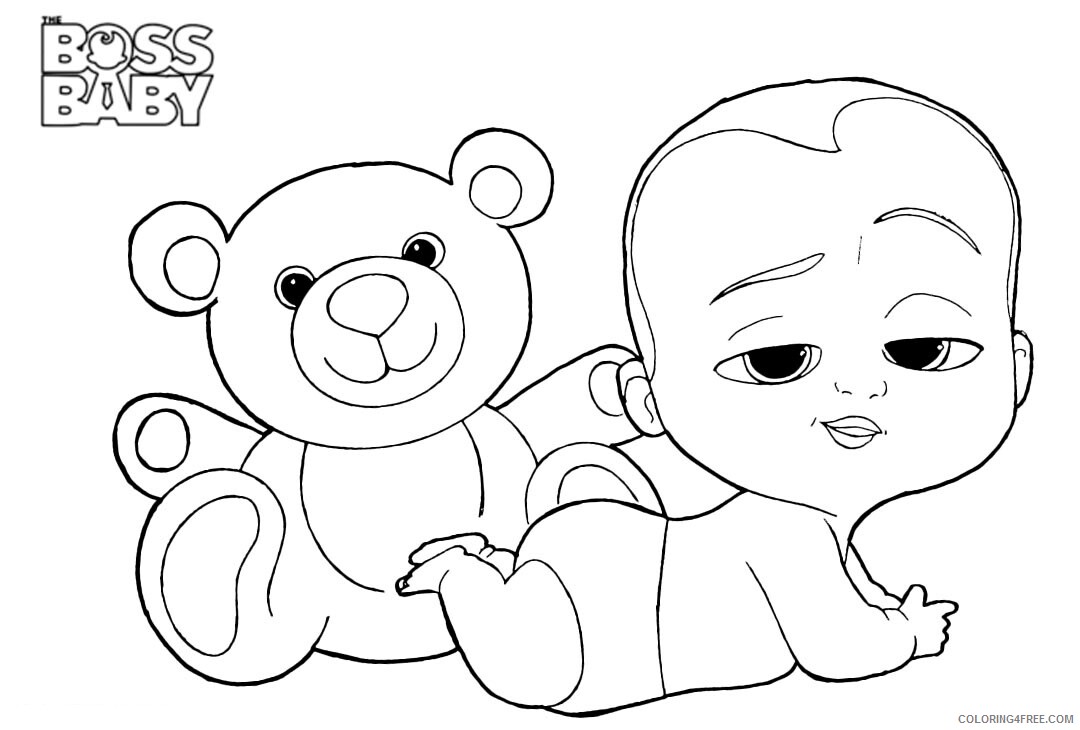 Boss Baby Coloring Pages TV Film The Boss Baby Printable 2020 01288 Coloring4free