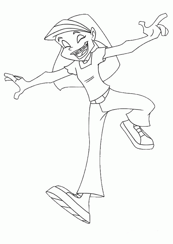 Braceface Coloring Pages TV Film braceface 1 Printable 2020 01331 Coloring4free