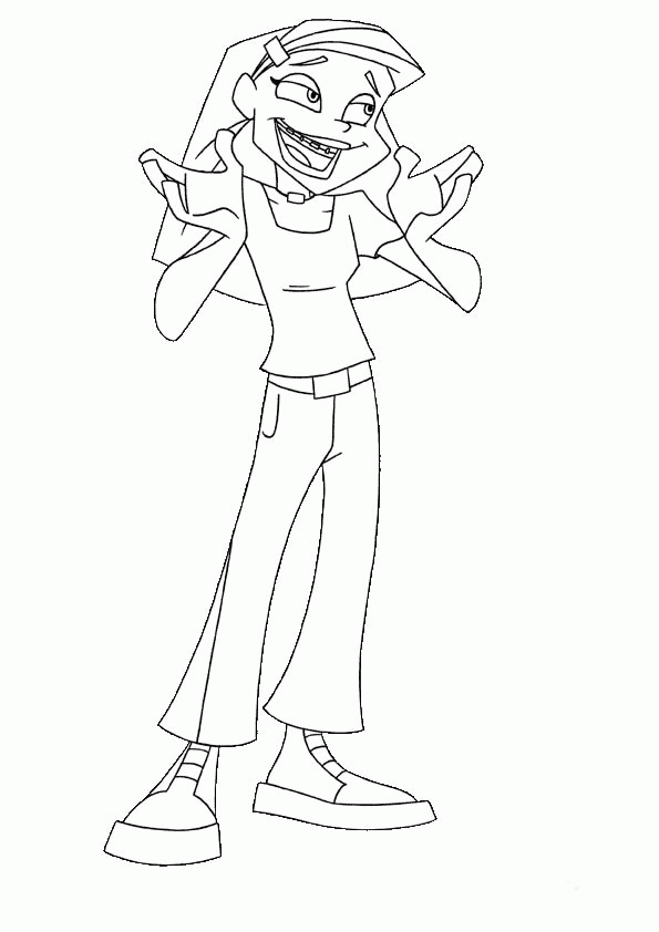 Braceface Coloring Pages TV Film braceface 5 Printable 2020 01335 Coloring4free