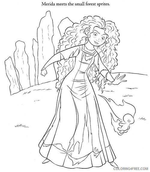 Brave Coloring Pages TV Film Printable Brave Merida Printable 2020 01420 Coloring4free