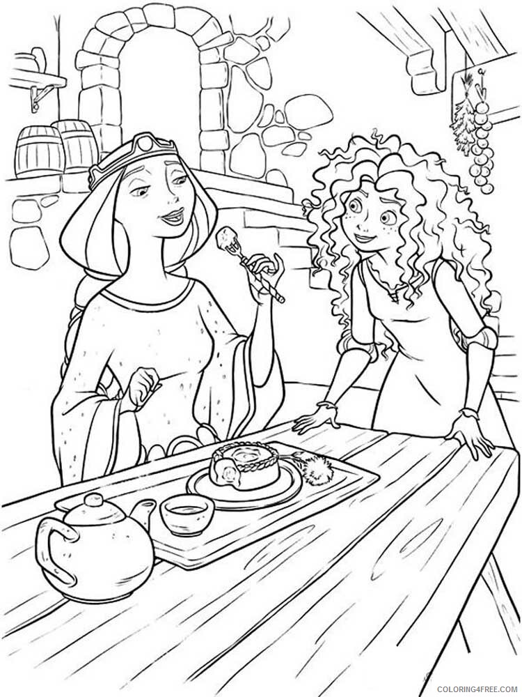Brave Coloring Pages TV Film brave 4 Printable 2020 01396 Coloring4free