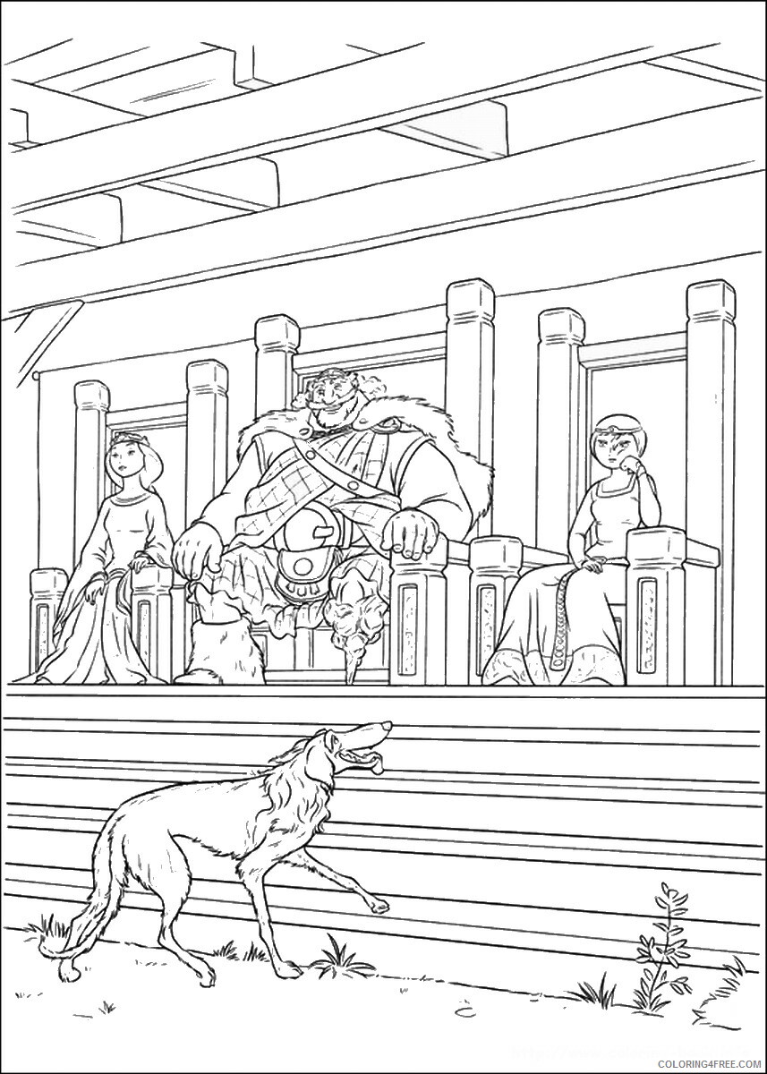 Brave Coloring Pages TV Film brave_cl_03 Printable 2020 01342 Coloring4free