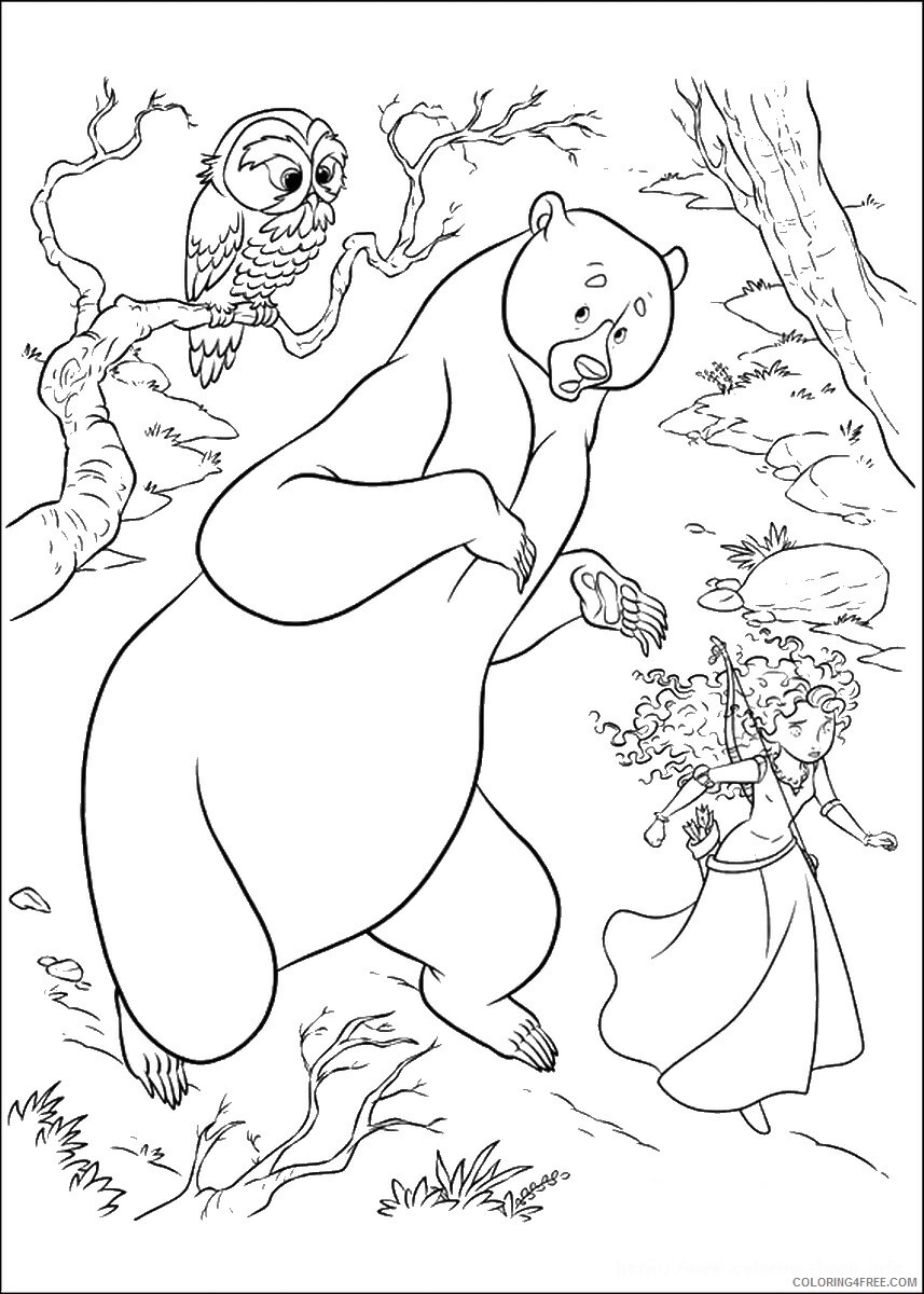 Brave Coloring Pages TV Film brave_cl_16 Printable 2020 01355 Coloring4free