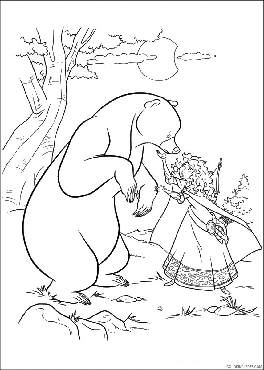Brave Coloring Pages TV Film brave_cl_19 Printable 2020 01358 Coloring4free