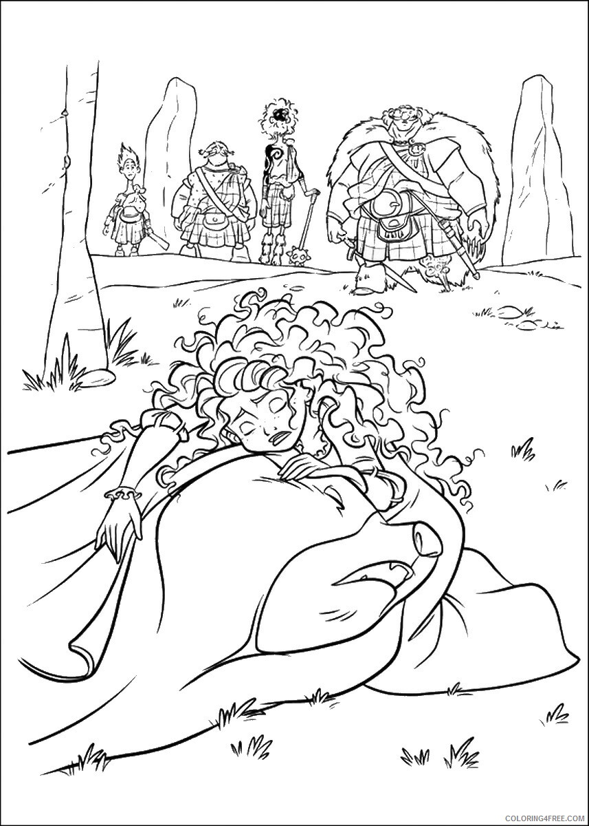 Brave Coloring Pages TV Film brave_cl_23 Printable 2020 01362 Coloring4free