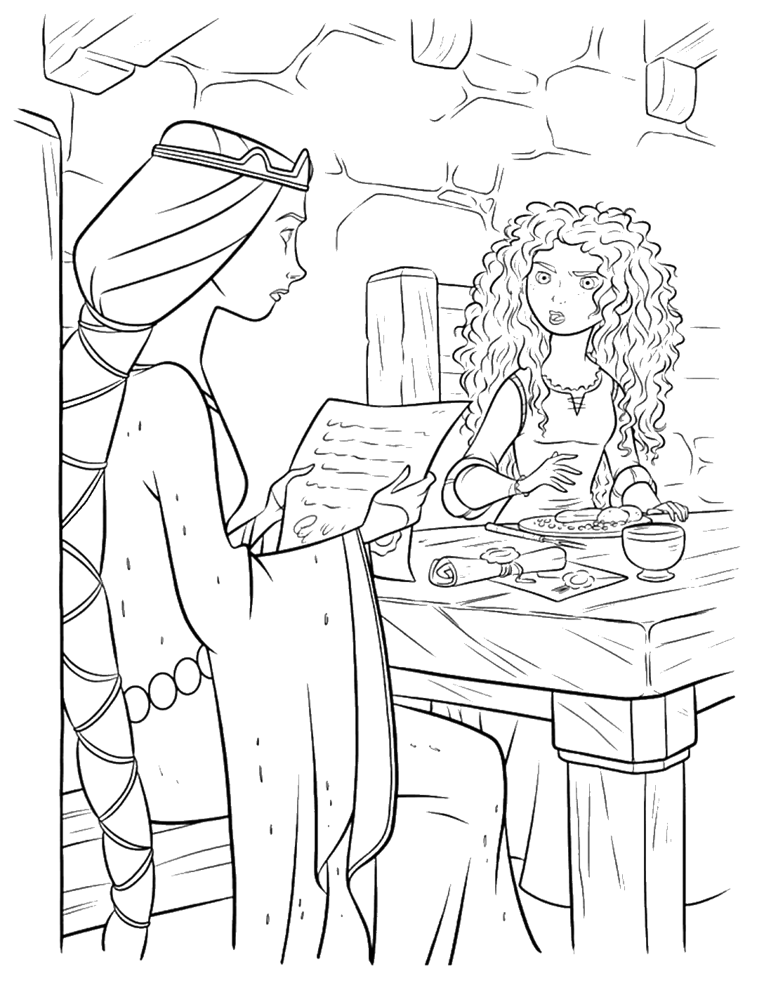 Brave Coloring Pages TV Film brave_cl_24 Printable 2020 01363 Coloring4free