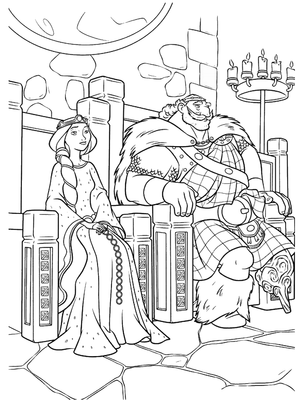 Brave Coloring Pages TV Film brave_cl_30 Printable 2020 01369 Coloring4free
