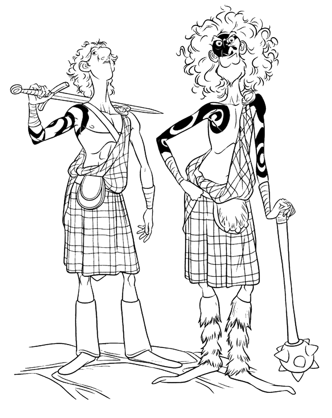 Brave Coloring Pages TV Film brave_cl_33 Printable 2020 01372 Coloring4free