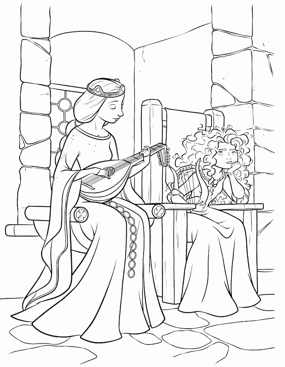 Brave Coloring Pages TV Film brave_cl_34 Printable 2020 01373 Coloring4free