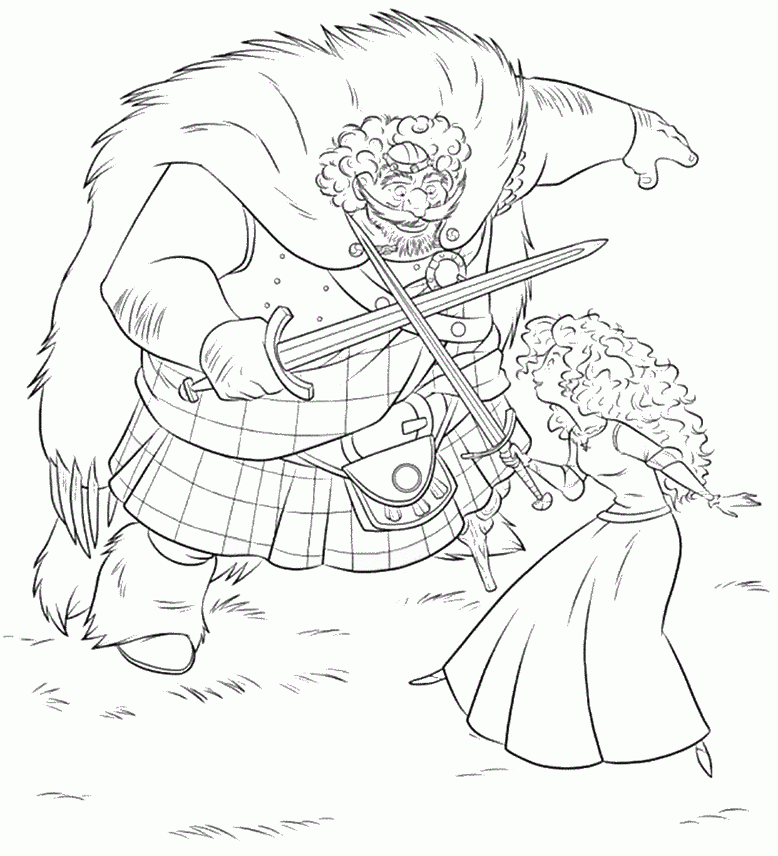 Brave Coloring Pages TV Film brave_cl_37 Printable 2020 01376 Coloring4free