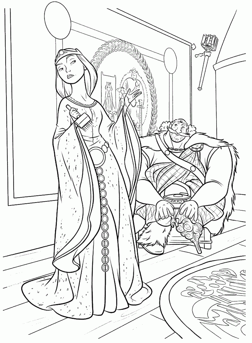 Brave Coloring Pages TV Film brave_cl_41 Printable 2020 01380 Coloring4free