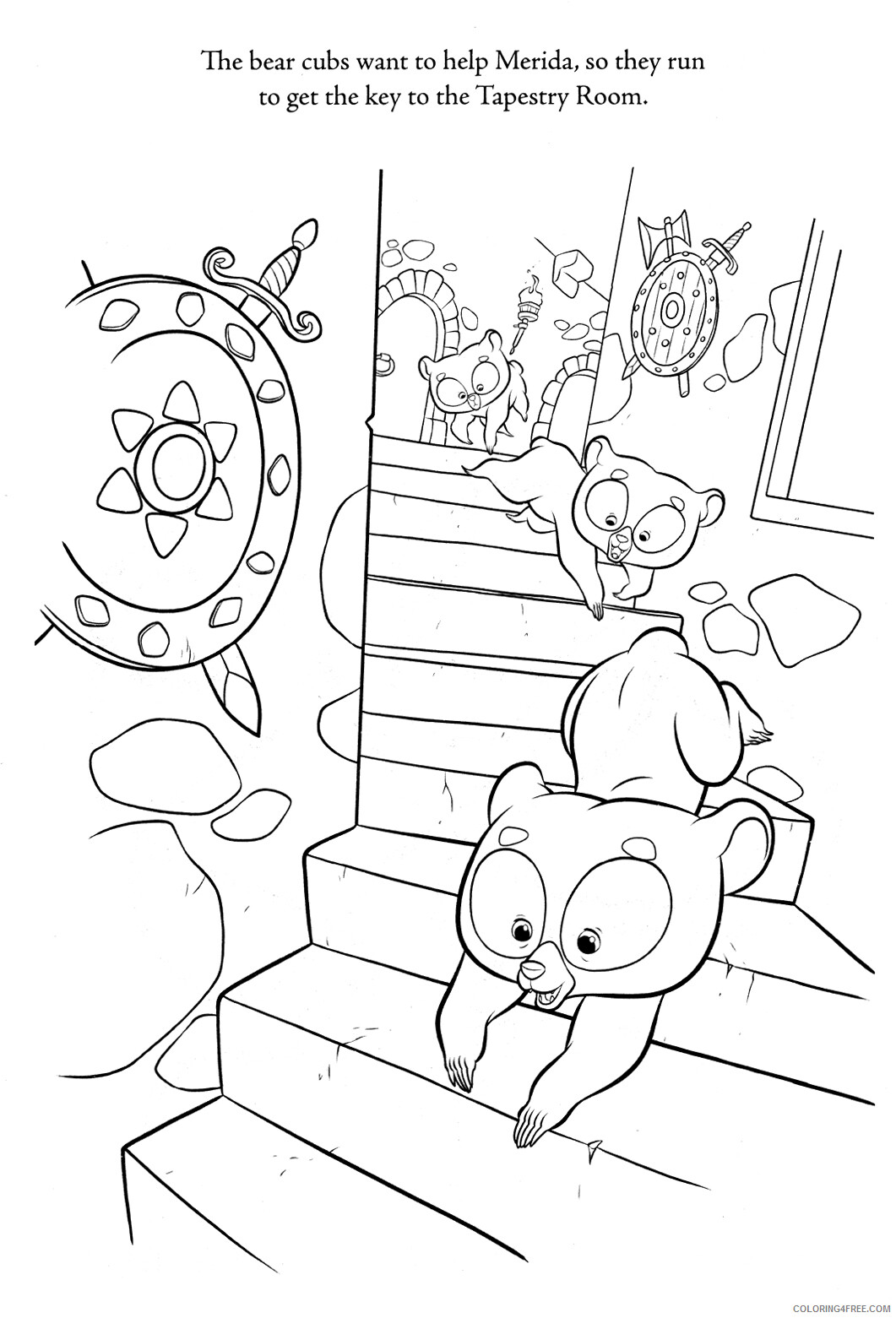 Brother Bear Coloring Pages TV Film Brave brother bears Printable 2020 01422 Coloring4free