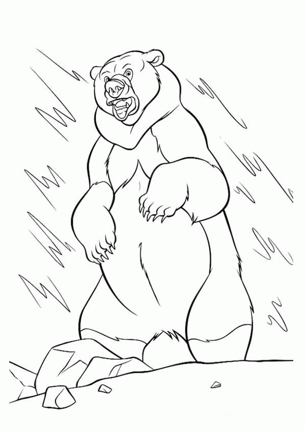 Brother Bear Coloring Pages TV Film brother bear 11 Printable 2020 01478 Coloring4free