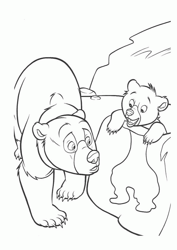 Brother Bear Coloring Pages TV Film brother bear 15 Printable 2020 01486 Coloring4free