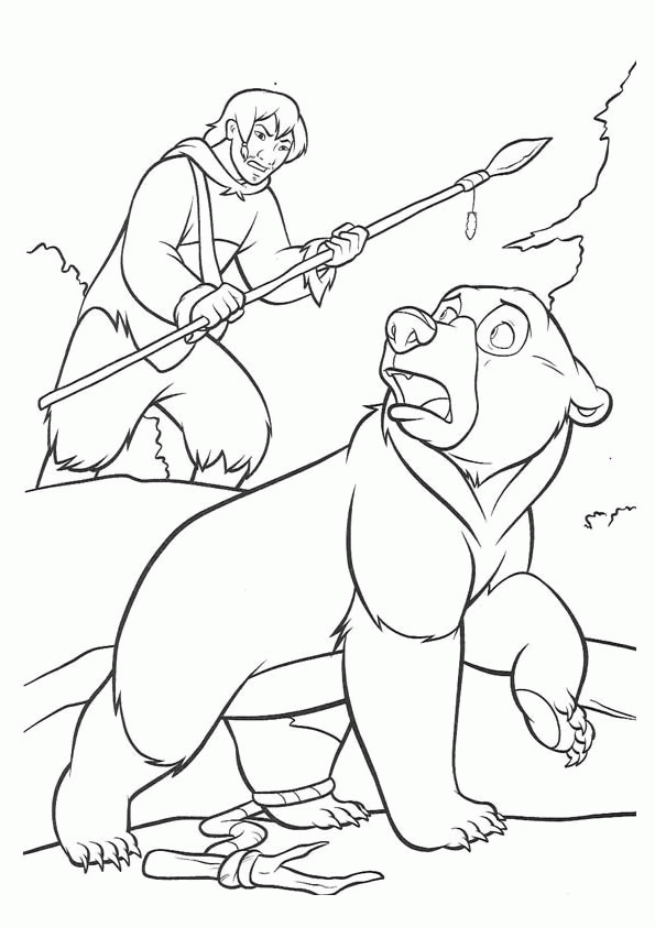 Brother Bear Coloring Pages TV Film brother bear 17 Printable 2020 01490 Coloring4free