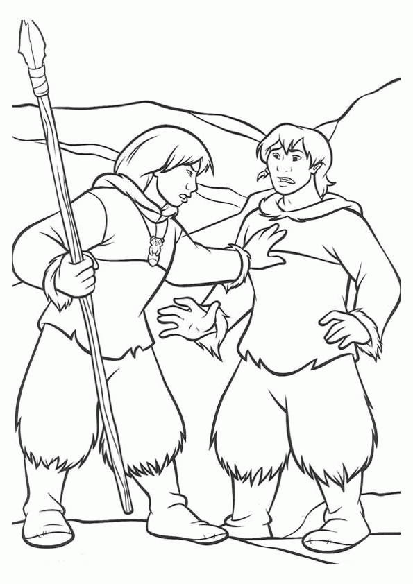 Brother Bear Coloring Pages TV Film brother bear 18 Printable 2020 01491 Coloring4free