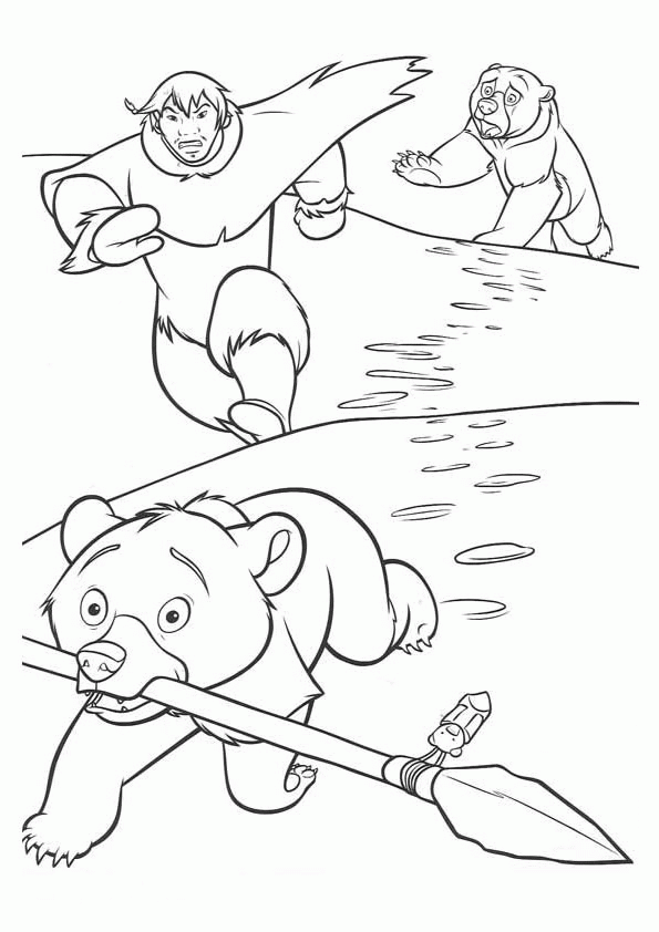 Brother Bear Coloring Pages TV Film brother bear 2 Printable 2020 01495 Coloring4free