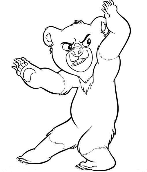 Brother Bear Coloring Pages TV Film brother bear 26 Printable 2020 01504 Coloring4free