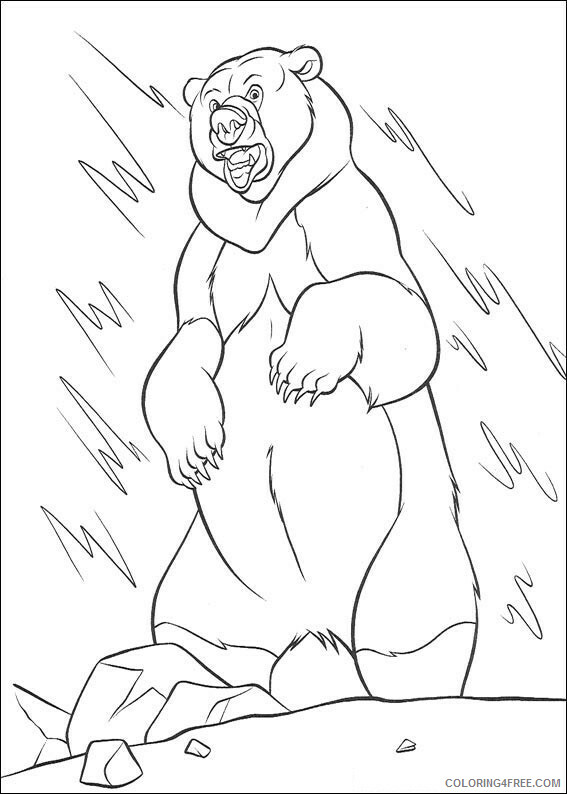 Brother Bear Coloring Pages TV Film brother bear 5 Printable 2020 01471 Coloring4free