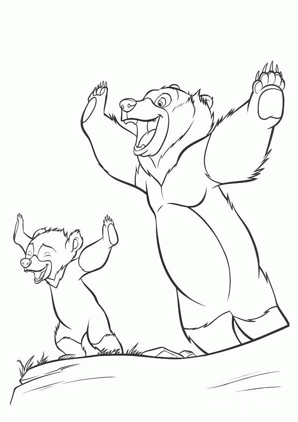 Brother Bear Coloring Pages TV Film brother bear 8 Printable 2020 01523 Coloring4free
