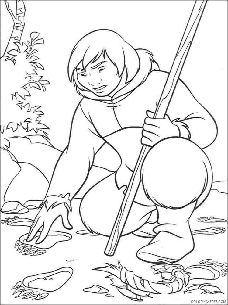 Brother Bear Coloring Pages TV Film brother bear 9 Printable 2020 01525 Coloring4free