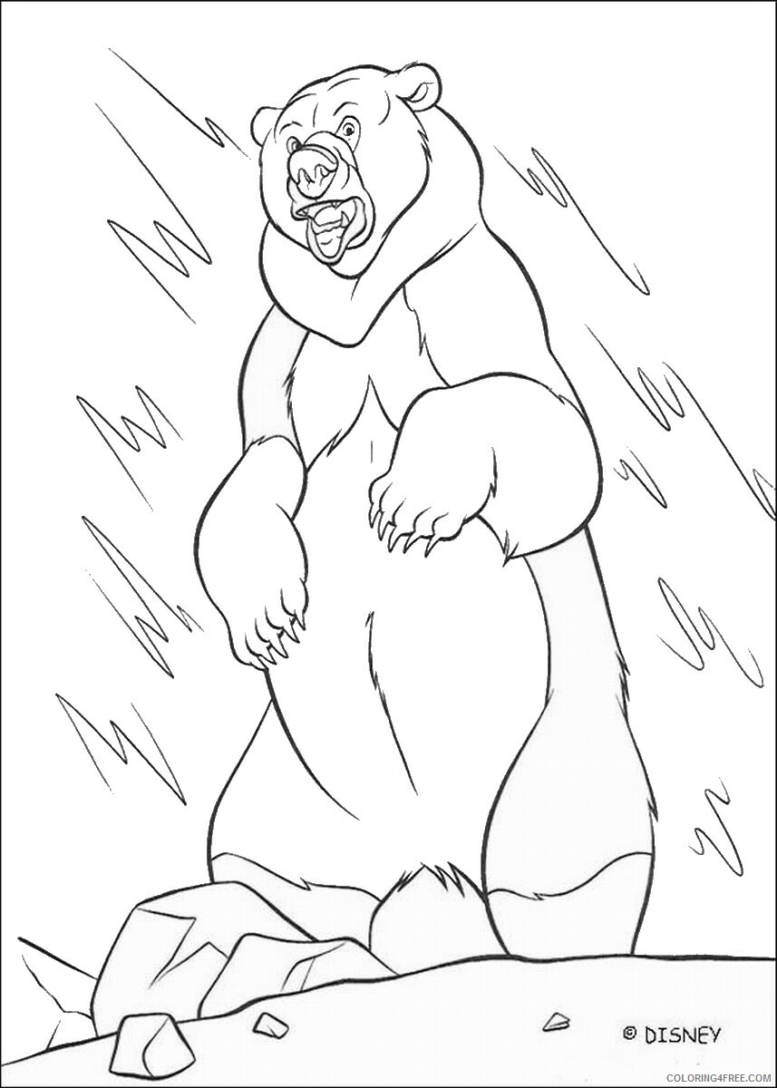 Brother Bear Coloring Pages TV Film brother_bear_coloring16 Printable 2020 01430 Coloring4free