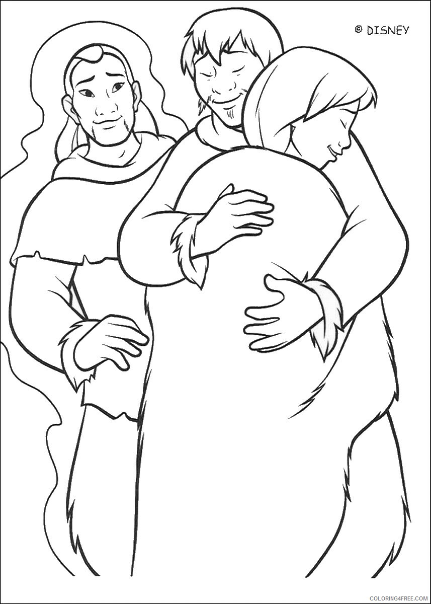 Brother Bear Coloring Pages TV Film brother_bear_coloring34 Printable 2020 01450 Coloring4free