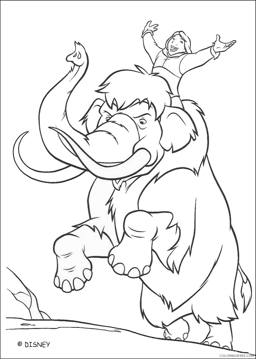 Brother Bear Coloring Pages TV Film brother_bear_coloring44 Printable 2020 01461 Coloring4free