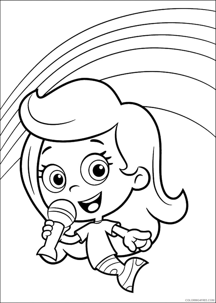 Bubble Guppies Coloring Pages TV Film Bubble Guppies Molly 2 Printable 2020 01622 Coloring4free