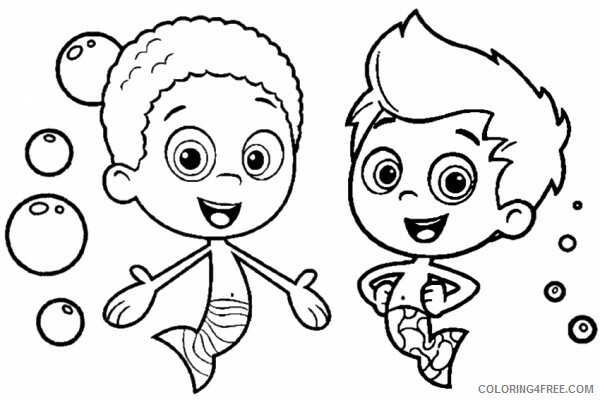 Bubble Guppies Coloring Pages TV Film Bubble Guppies Pictures Printable 2020 01633 Coloring4free
