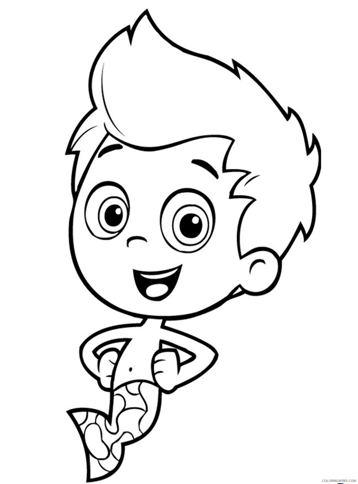 Bubble Guppies Coloring Pages TV Film Bubble Guppiess Printable 2020 01630 Coloring4free