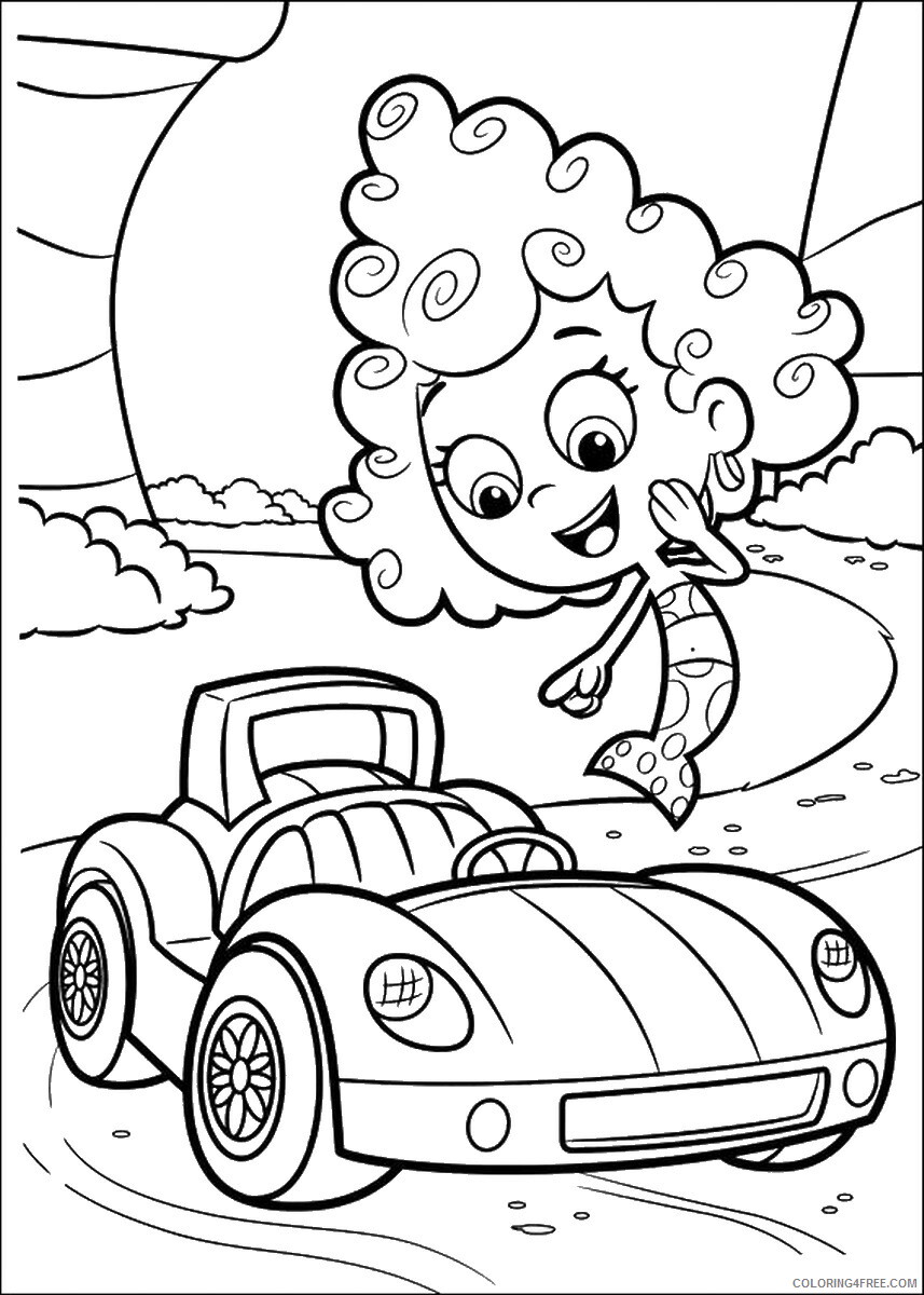Bubble Guppies Coloring Pages TV Film Color Bubble Guppies Printable 2020 01645 Coloring4free