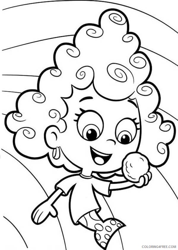 Bubble Guppies Coloring Pages TV Film Deema the Drama Queen Printable 2020 01653 Coloring4free
