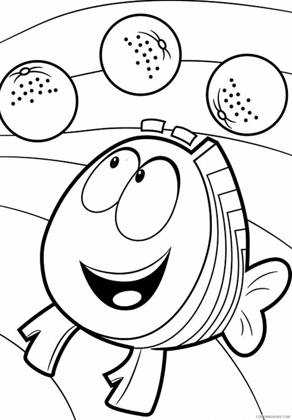 Bubble Guppies Coloring Pages TV Film Free Bubble Guppies 2 Printable 2020 01660 Coloring4free
