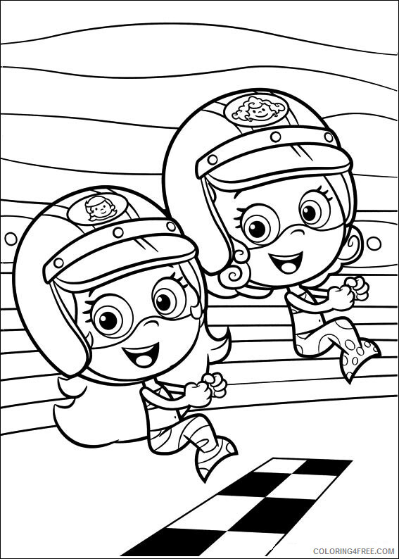 Bubble Guppies Coloring Pages TV Film Free Bubble Guppies Sheets Printable 2020 01666 Coloring4free