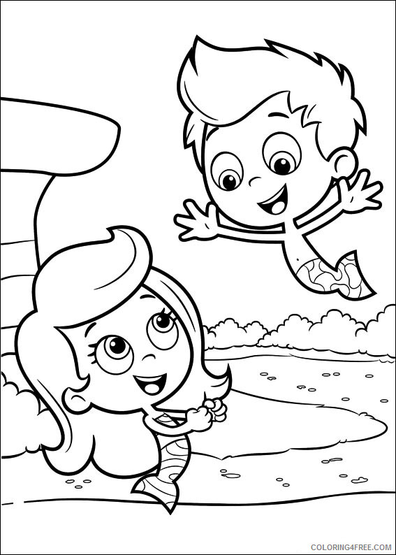 Bubble Guppies Coloring Pages TV Film Free Bubble Guppiess Printable 2020 01664 Coloring4free