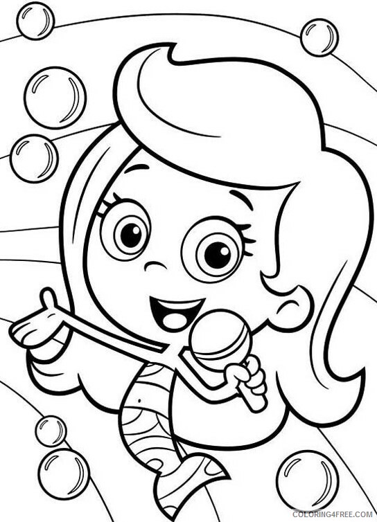 Bubble Guppies Coloring Pages TV Film Molly Bubble Guppies Printable 2020 01686 Coloring4free
