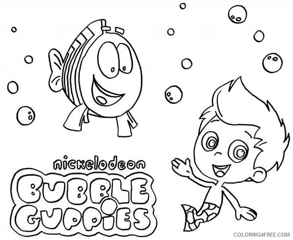 Bubble Guppies Coloring Pages TV Film Nickelodeon Printable 2020 01636 Coloring4free