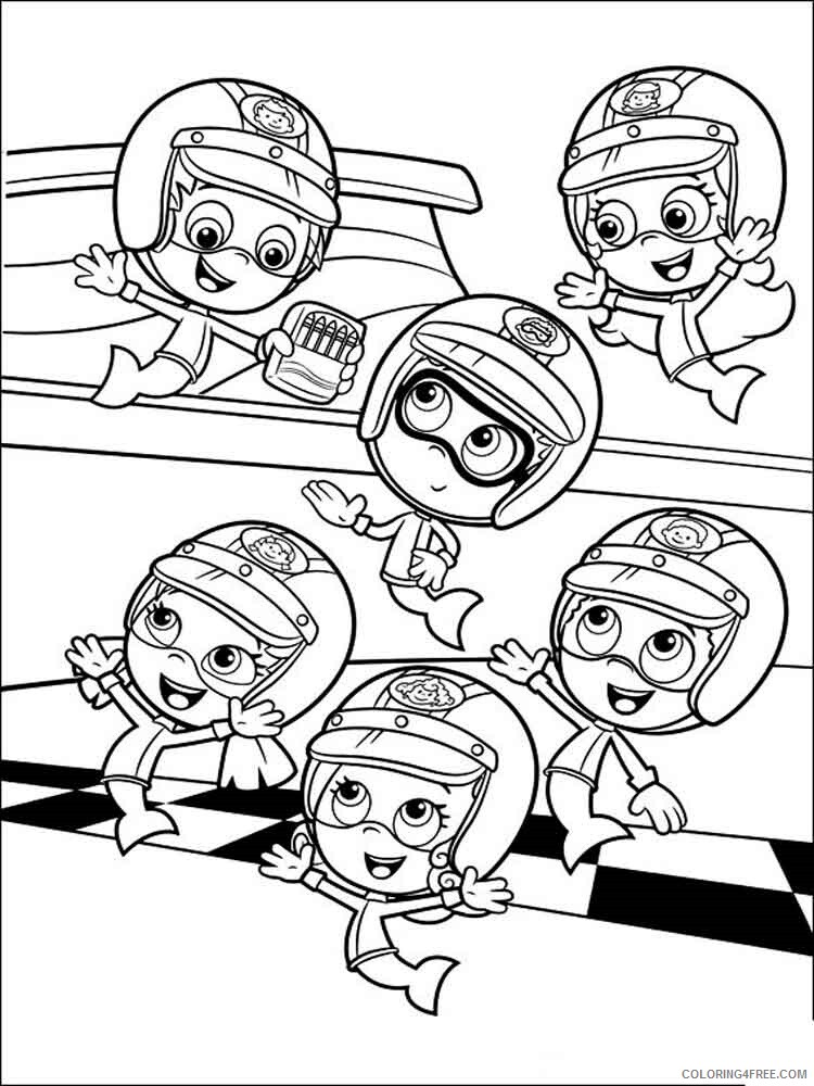 Bubble Guppies Coloring Pages TV Film bubble guppies 10 Printable 2020 01587 Coloring4free