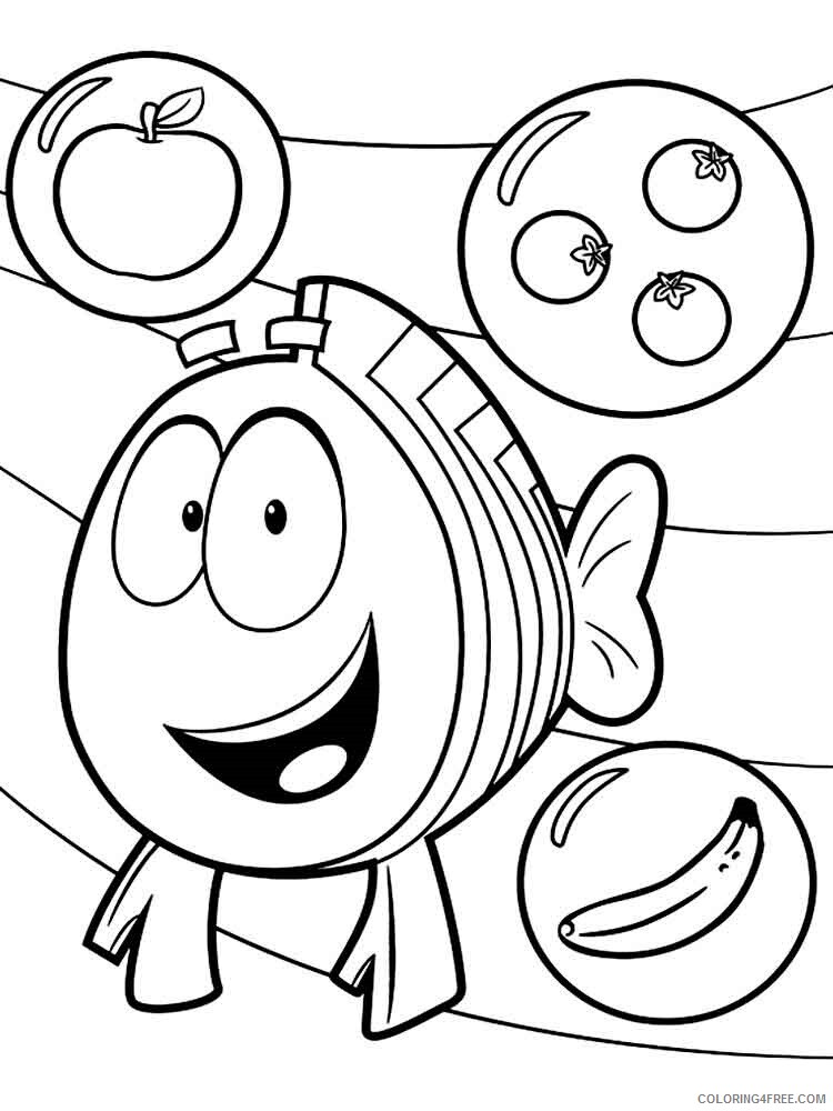 Bubble Guppies Coloring Pages TV Film bubble guppies 13 Printable 2020 01590 Coloring4free